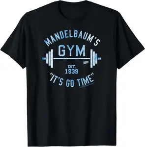 Seinfeld Mandelbaum's Gym Summer Casual Shortsleeve Cotton T-Shirt