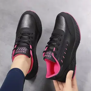 Stylish Road Runner Shoes for Women - Ultra-Lightweight Microfiber Upper, Breathable Fabric Inner & Insole, Shock-Absorbing EVA Sole for All-Season Stability, Cushioned Support, and Solid Color Design for Confident Strides