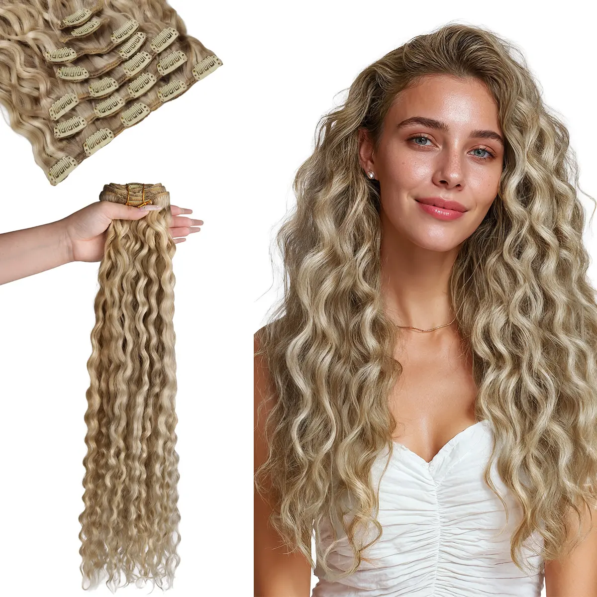 #17B/20A Ash Blonde Highlighted Platinum Blonde