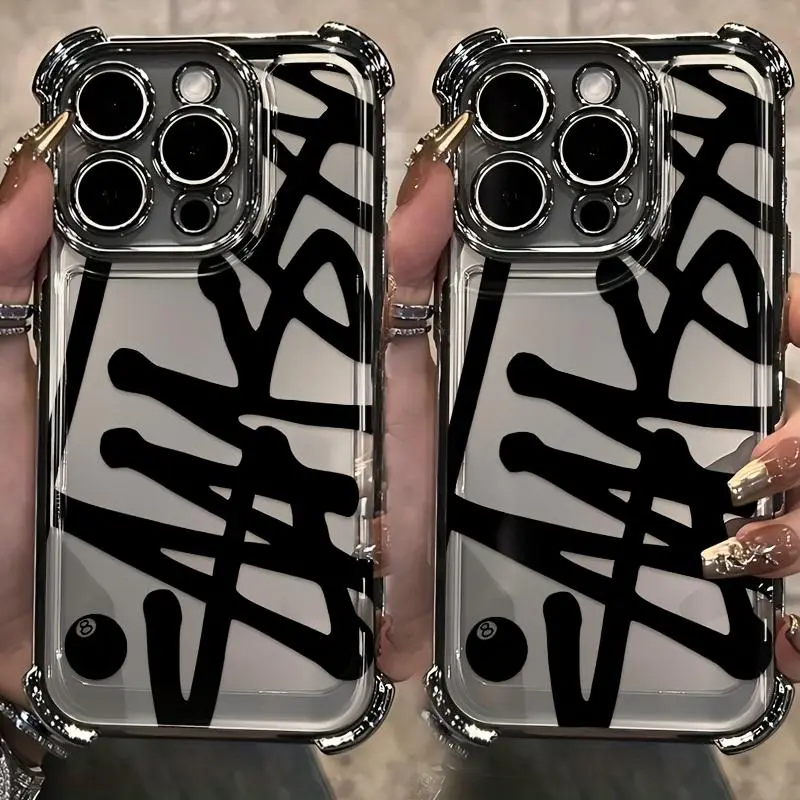 Trendy Hip-Hop Street Style Phone Case  For iPhone 17 16 15 14 13 12 11 Pro,ProMax ,Plus ,Samsung Galaxy S25 S24 S23 S22 S21 Plus Ultra Soft Case Anti Drop Cover.