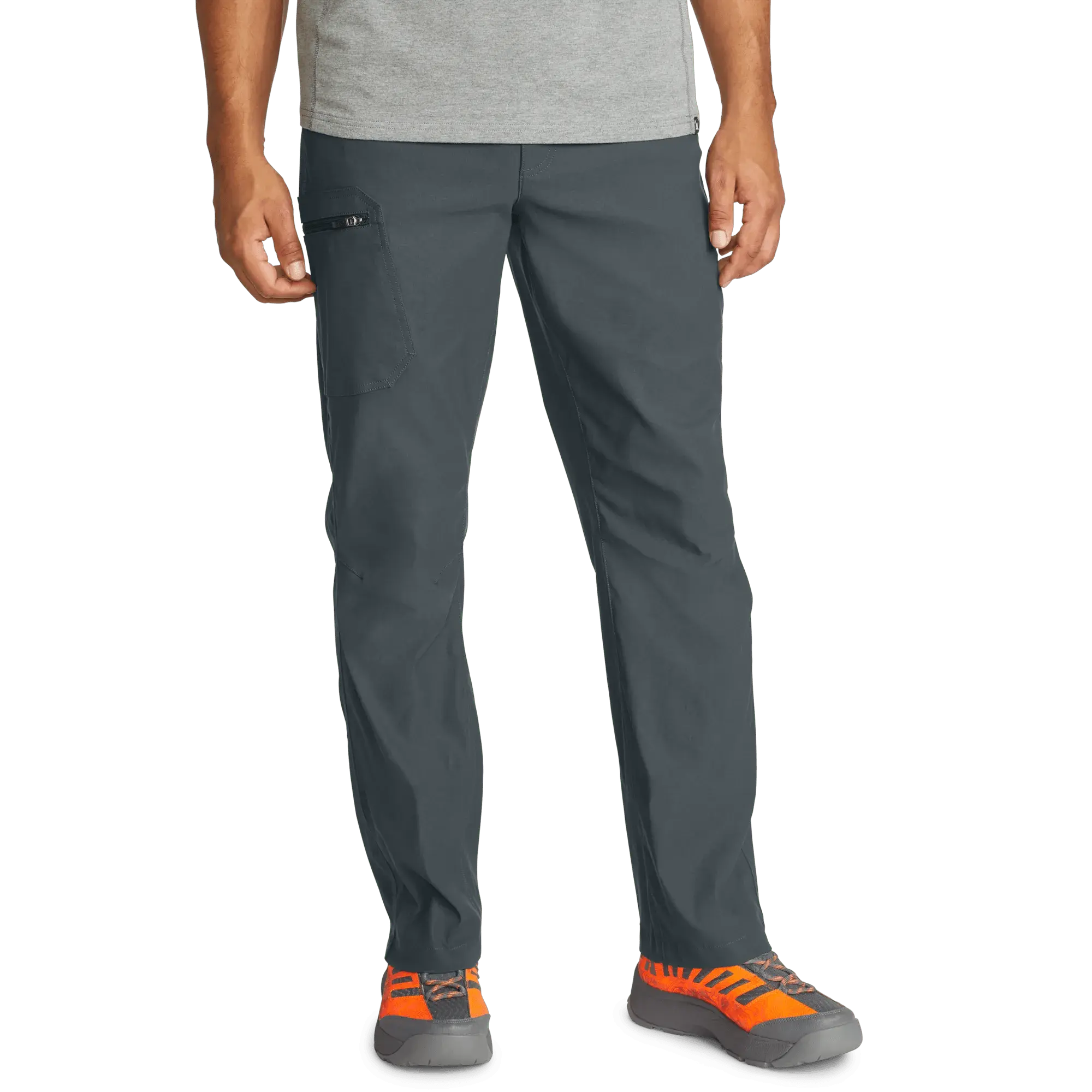 Eddie Bauer Men's Rainier Pants Outdoor Hiking Water-Repellent Two-Way Stretch UPF 50+