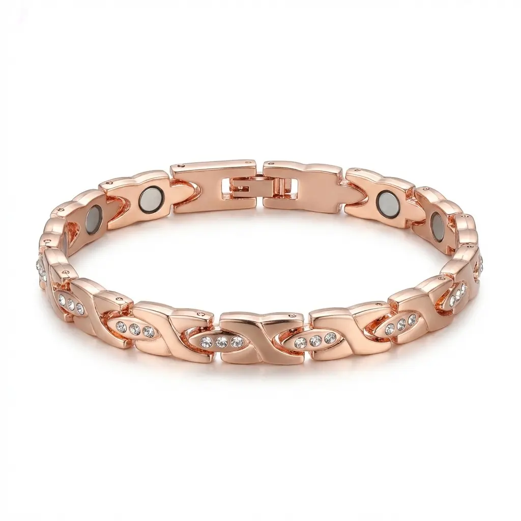 Bracelets for Women MagneticBracelet with 3500 Gauss Effective Magnets AdjustableTrendy Stack Bangle Stretch Bangle Modern FashionAccessories Jewelry Christmas Gift bracelet Mother's Day Gift — A Gift from a Daughter to Her Mom