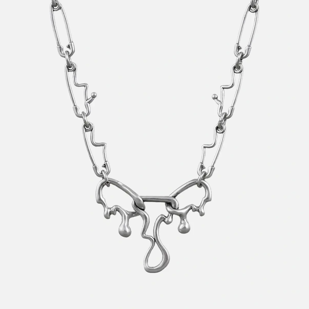 FLUID PIN NECKLACE