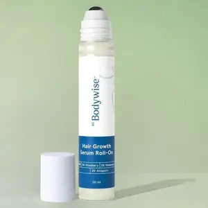 Herbal Roll-On Scalp Serum by Be Bodywise 25ml, Saw Palmetto & Caffeine Formula, Prevent Thinning Hair, Stimulate Healthy Hair Regrowth for Men and Women