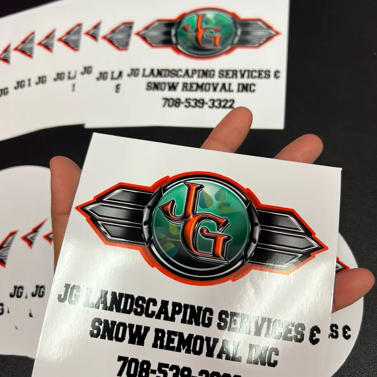 5” BUSINESS STICKERS/DECALS