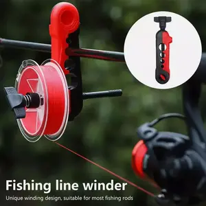Pro Portable Fishing Line Spooler – Lightweight, Compact, Corrosion-Resistant Multi-Function Tool with Removable Winder, Rod Holder, Removable Clamp, Universal Fit