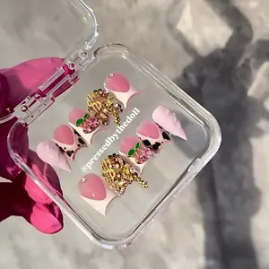 LUXE Cheetah Square Nails | Acrylic Press On Nails