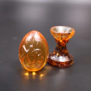 Christ is Risen Egg Baltic Amber Figurine — Made in USA | KIZIMA®