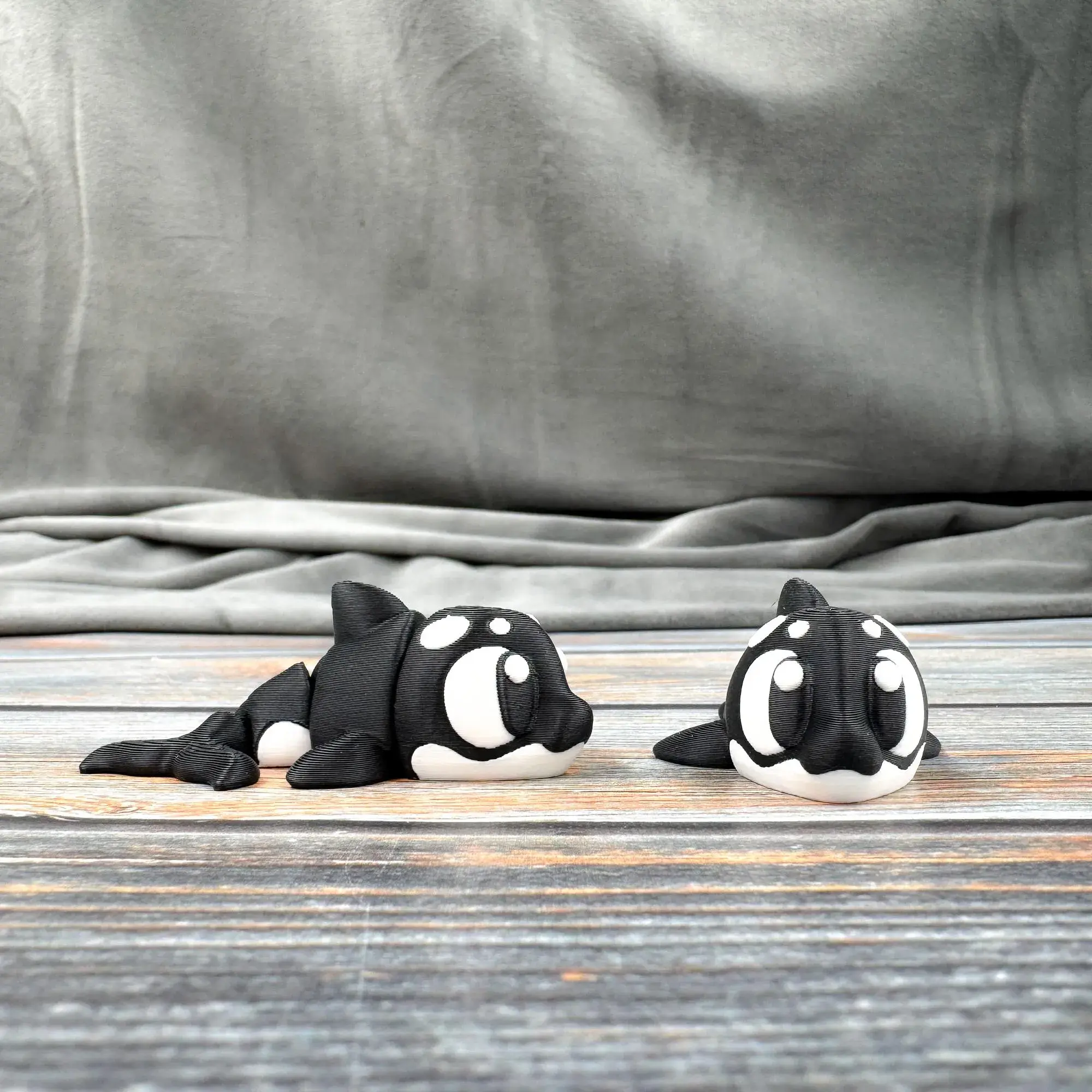 Orca Killer Whale Articulated 3D Printed Fidget Figure