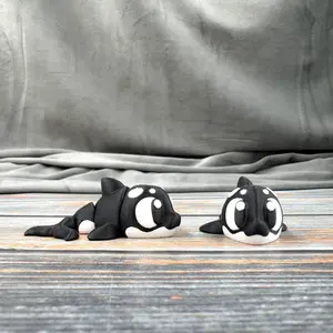 Orca Killer Whale Articulated 3D Printed Fidget Figure