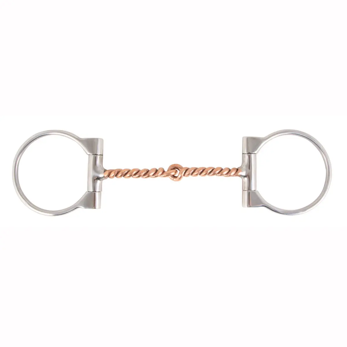 Schneiders Copper Twisted Wire D Ring Snaffle Bit