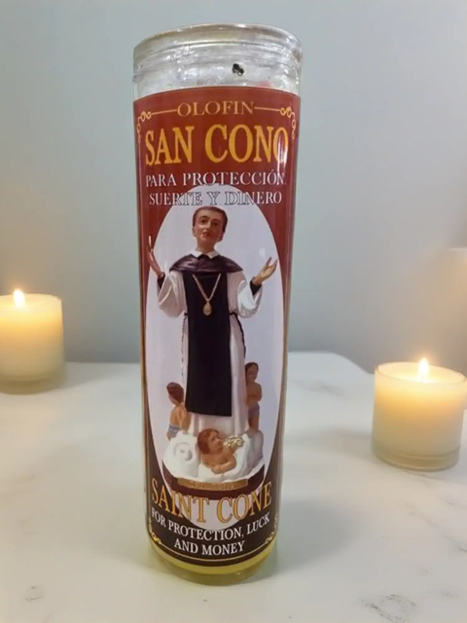 SAN CONO VELADORA PREPARADA, SAN CONO Prepared Vela Candle, Healthcare Therapy Essential Oil Aromatherapy Candle
