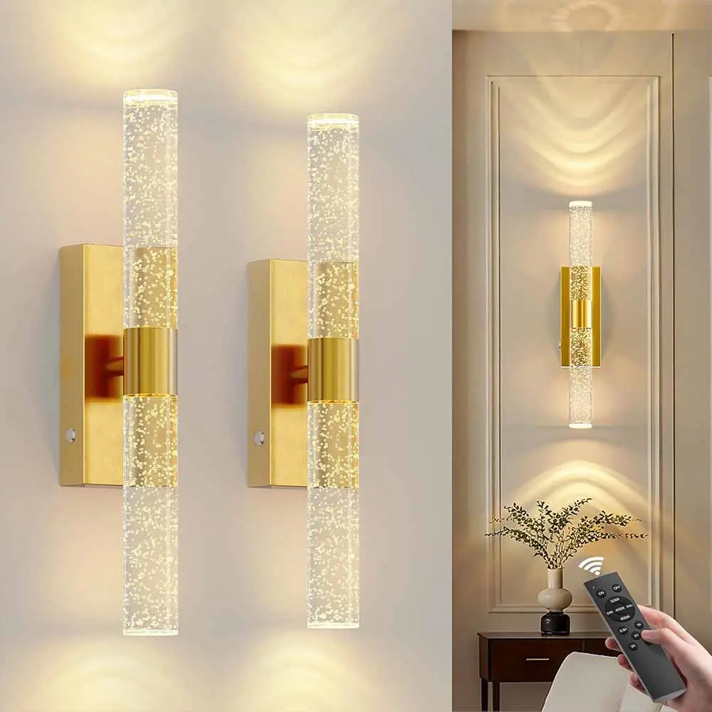 Modern Rechargeable Wall Light, Indoor Decorative Light, Home Decor Lighting, 4000mah Battery, Magnetic Installation, Dimmable with Remote Control, Bedroom Living Room, Decorative Wall Lamp