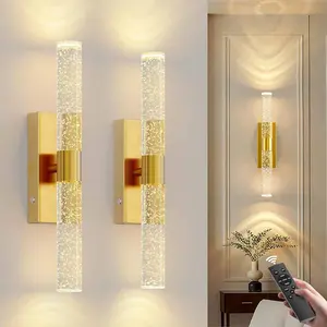 Modern Rechargeable Wall Light, 4000mah Battery, Magnetic Installation, Dimmable with Remote Control, Bedroom Living Room