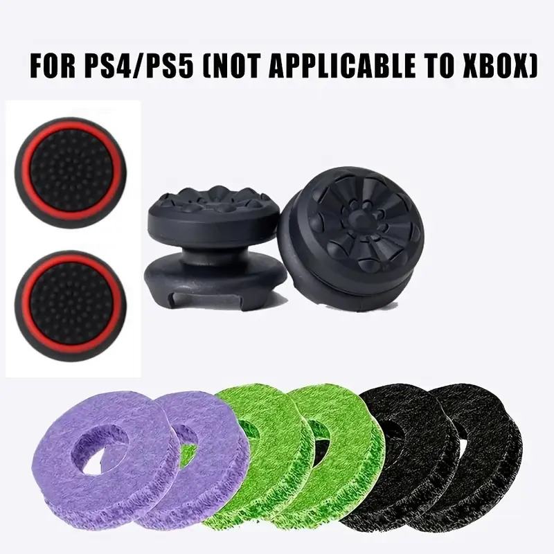 New Silicone Aim Assist Ring, Precision Control, Enhanced Grip, Thumbstick Performance Boost, Ps4/ps5 & Switch Pro Game Console Accessories，The ideal gift for game enthusiasts, Gaming Accessories, Gaming Items, Gamers Accessories Console