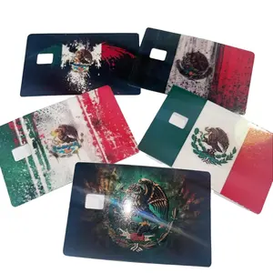 MEXICO FLAG SKIN FOR DEBIT/CREDIT CARD SMALL CHIP