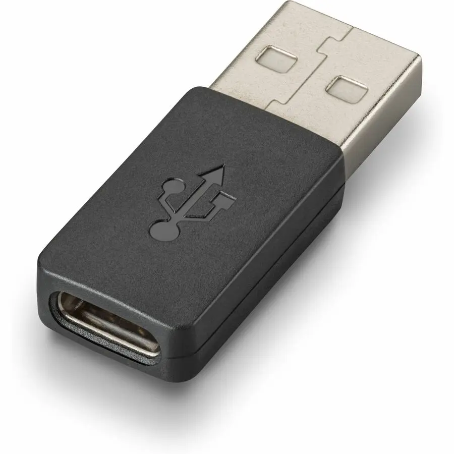Poly Electronic USB-C to USB-A Adapter, Model 85Q49AA, Usb-C Port