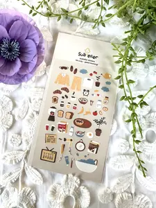 Suatelier Good Morning Stickers for Planner and Journal Decorative Use