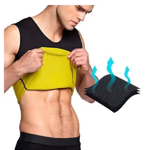Shirt for men Colombian Neoprene Sweat Vest – Thermal Posture Corrector for Workout & Daily Use 7036 Menswear