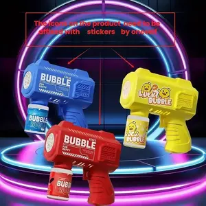 Automatic Kids Bubble Gun, Bubble Blower, Handheld Bubble Maker in Three Colors, High Bubble Output in One Second, Perfect for Easter Halloween Christmas, Battery Not Included