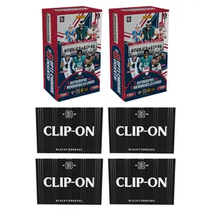 BREAK#665 THURSDAY  2025 Panini Rookies & Stars Football Hobby (x2) + BlackTie Football Clip-On (x4) Pick Your Team (BS) 04/09/26 07:30 AM EST or RIP ON FILL