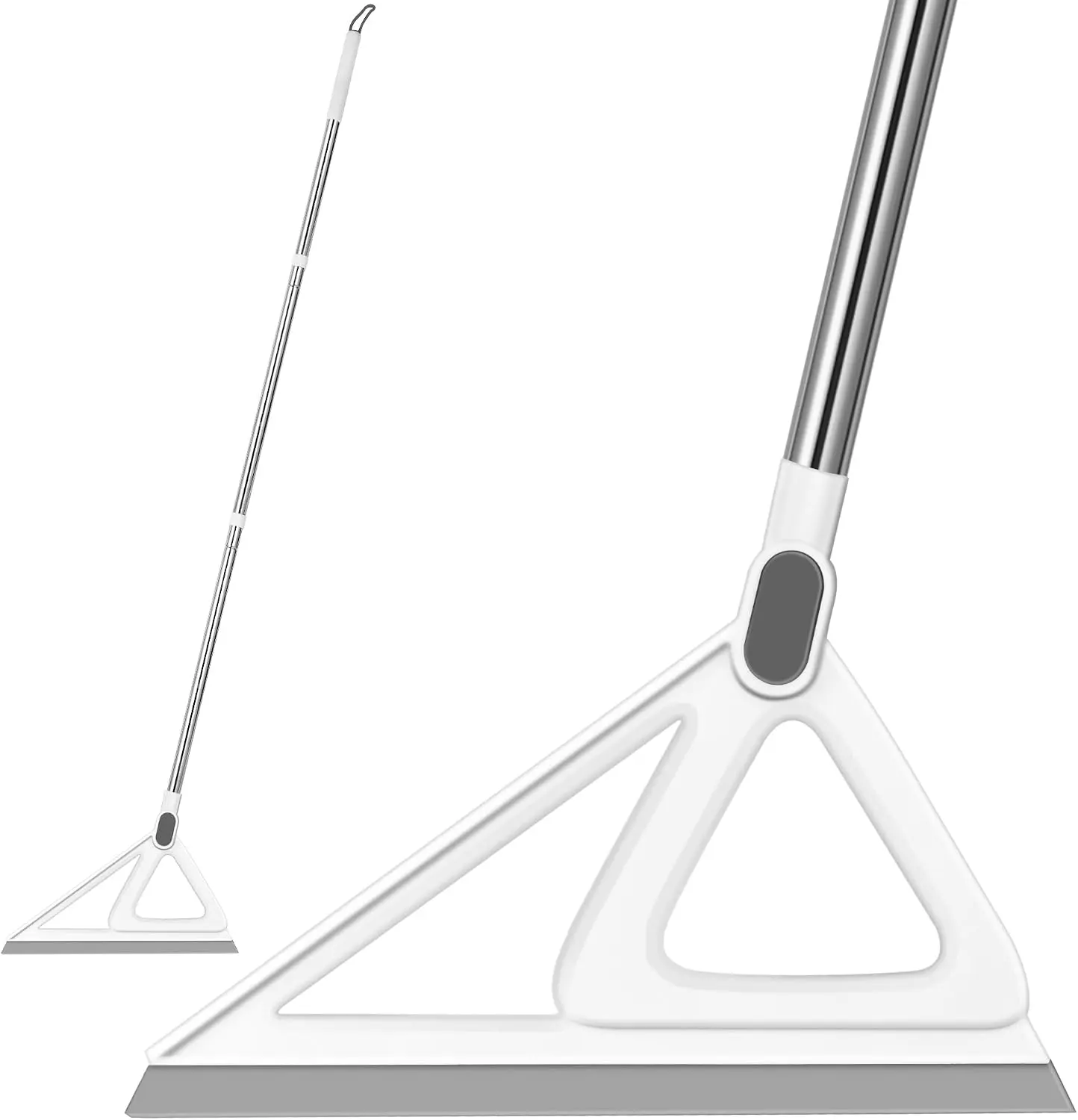 Multi-Function Rubber Silicone Broom with Squeegee, Home Floor Cleaning Sweeper for Living Room, Bathroom, Glass Drying Home Care Squeegee Tool
