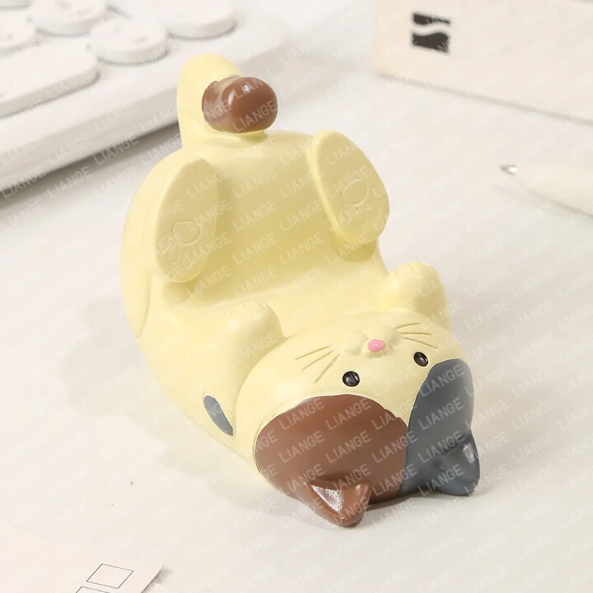 Cute Healing Cat Phone Stand, Eyeglass Holder, Office Desk Decor, Gift Idea, 1pc Adorable Cat Design, Perfect for Home & Office Use, Accessories, Mobile Phone Stand, Cell Phone Holder