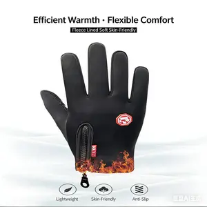 Touchscreen Winter Gloves – Windproof & Warm Gloves for Men & Women! Ideal for Outdoor Activities, Cycling & Daily Commute, Non-Slip Grip