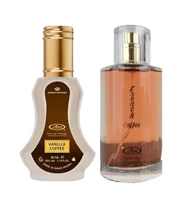 (2pc Bundle Pack) Vanilla Coffee 35ml + French Coffee 50ml by Al-Rehab EDP Spray