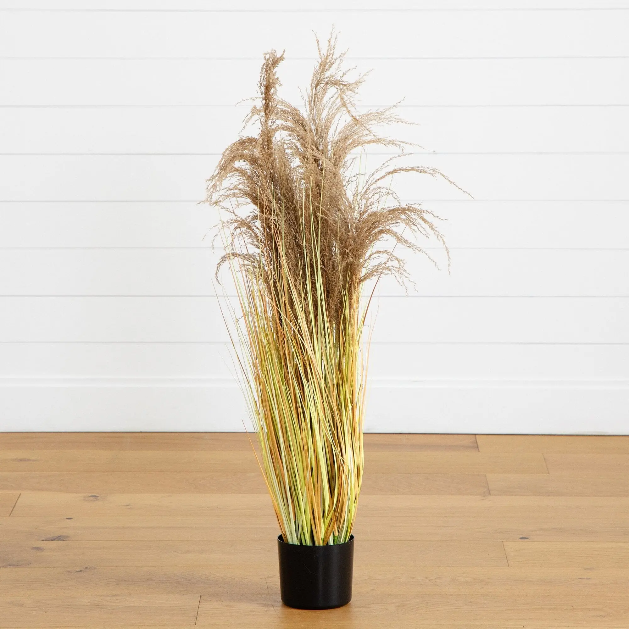 4ft Faux Silk Artificial Pampas Grass, Decorative Plant for Home Decor & Nursery, Indoor Home Supplies Flower Accent