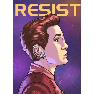 RESIST Major Kira 5X7 Print