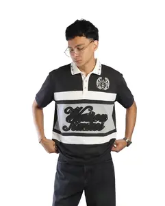 WATSON STUDIOS STAR EMBELLISHED POLO (GRAY)