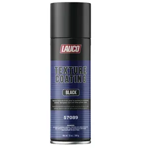 Lauco Black Texture Coating Aerosol Spray Can, 13oz Anti Rust Coating - Automotive Car Body Repair, Industrial Use, Car Detailing Products