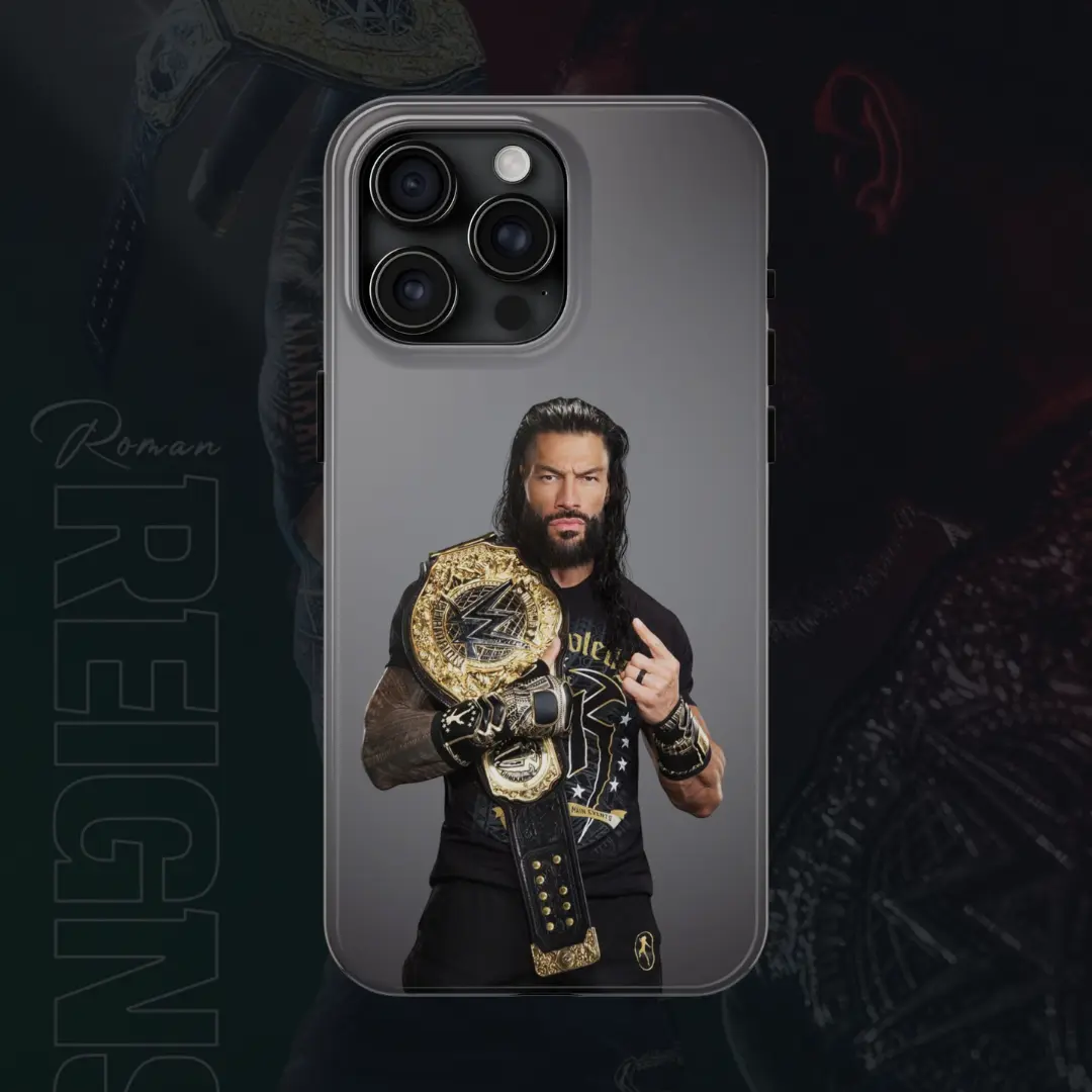 Roman Reigns Phone Case, WWE Phone Case, WWE Merch, Gift For Wrestling Fans