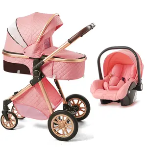 (No base)Baby Stroller 3-in-1 Travel System Carriages for Newborns Pushichair  High Landscape Baby Prams