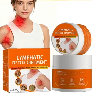 30g Herbal Lymphatic Massage Balm - Lightweight, Soothing, Anti-Bacterial Body Moisturizer for All Skin Types, Daily Moisture-Boosting Neck & Underarms Cream for Firming, Smoothing,summerwins