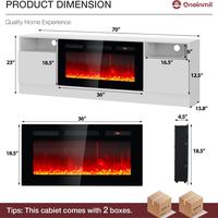 White & Black/70 Inch