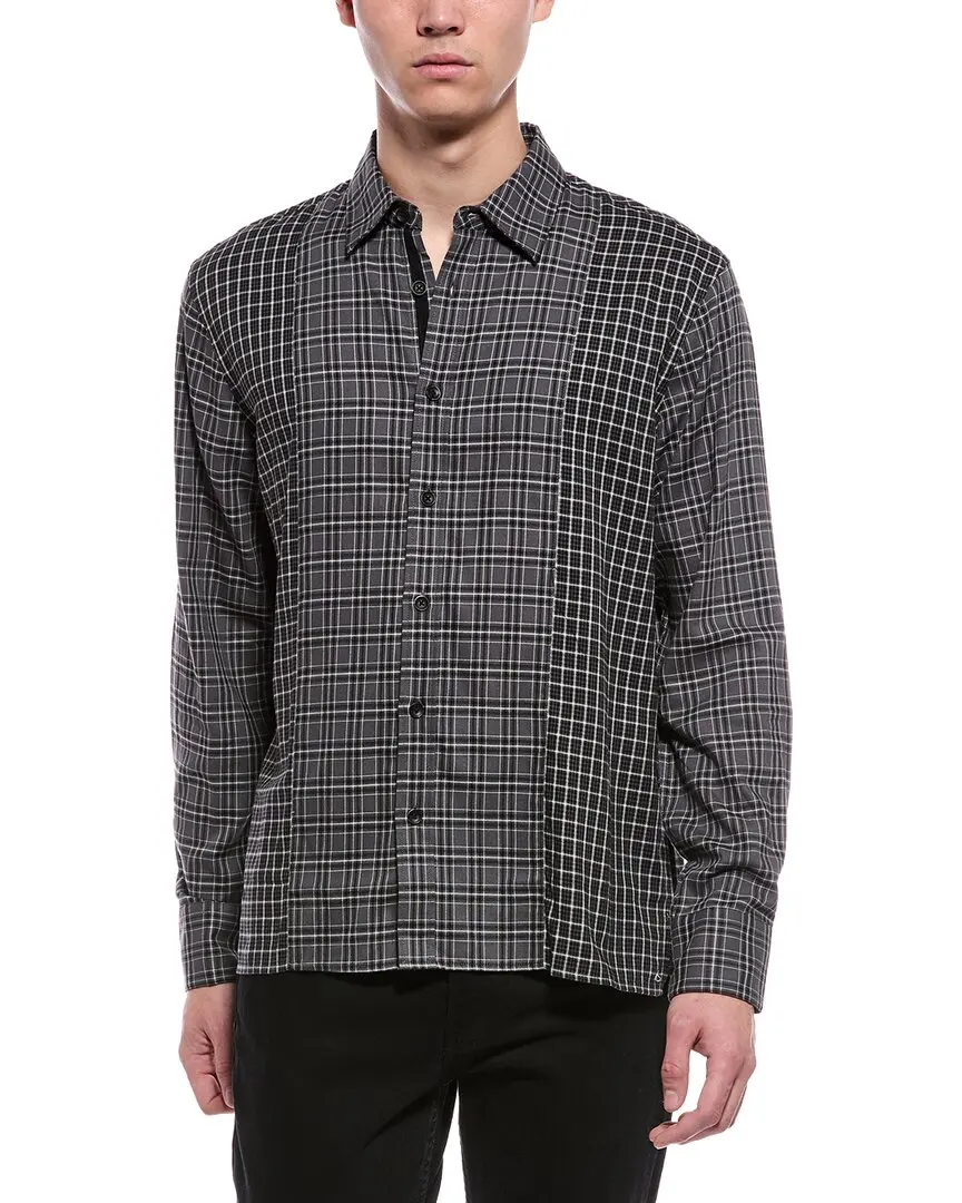 rag & bone Dalton Flannel Patchwork Shirt rag & bone Dalton Flannel Patchwork Shirt