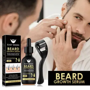 Beard Growth Oil with Biotin Caffeine, Stimulate Beard Growth Serum for Facial Hair Treatment, Promote Hair Regrowth for Men Full Longer Masculine Thick Male Beard Gift
