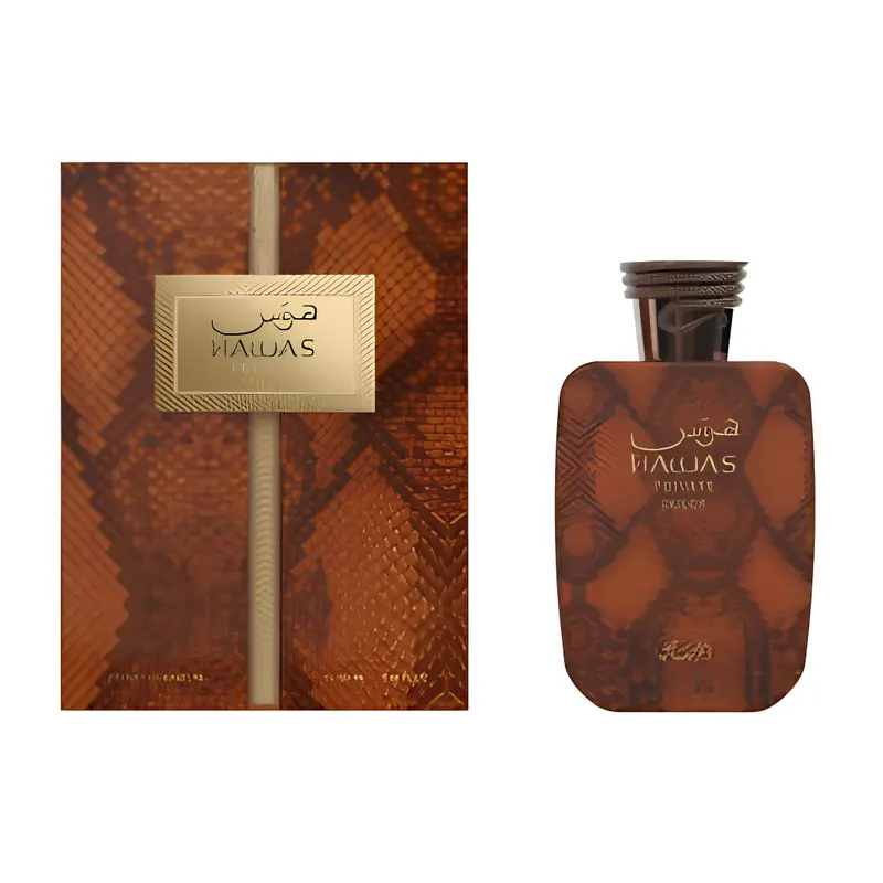 Rasasi Hawas Private Dulce Extrait De Parfum For Men 3.4 oz | High-Concentration Luxury Unisex Fragrance | Decadent Sweet, Amber & Vanilla Gourmand Cologne