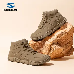 HOBIBEAR Wide Width Shoes Spring Autumn Sneakers Casual Shoes Mid-Cut Fashion Boots Comfortable Walking Shoes
