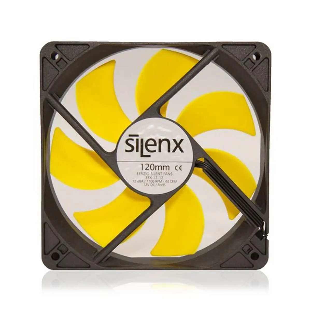 SilenX 120x120x25 mm Fluid Dynamic Bearing Fan - 12 dBA Low Noise, 1100 RPM, 1.08W, Cooling Strong Airflow for Computer Fan Cooling Systems