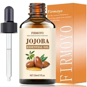Pure Jojoba Oil 1.01 Liquid Ounce, Moisturizing Essential Oil, Balances Oil Levels, Repairs Damaged Skin, Reduces Fine Lines and Wrinkles, Unisex