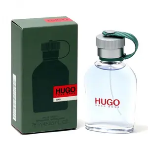 HUGO BOSS HUGO Eau de Toilette Spray - Green Box, 2.5 Oz, Men's Fragrance with Woods Citrus Notes, Ideal for Daytime Wear, Spicy Leaves
