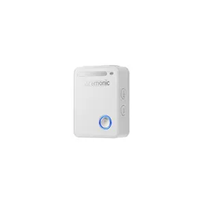 Saramonic Ultra | Dual Wireless Mic System with 32-bit Recording, Timecode, Noise Cancelling & Lavs (White)