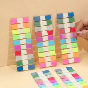 200SheetsTransparent Sticky Notes Page Markers Book Tabs Index Sticky Notes Bookmarks Memo Pad Notepad Stickers Stationery