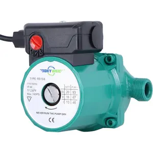 110V NPT3/4'' 3-Speed Domestic Hot Circulation Pump 93W Recirculating Circulating Circulator Pump for Heater/Faucet(RS15/6G)
