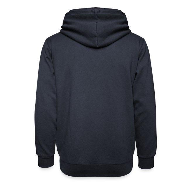Code Without A Face Shawl Collar Hoodie - Black Pullover with Unique Graphic Design