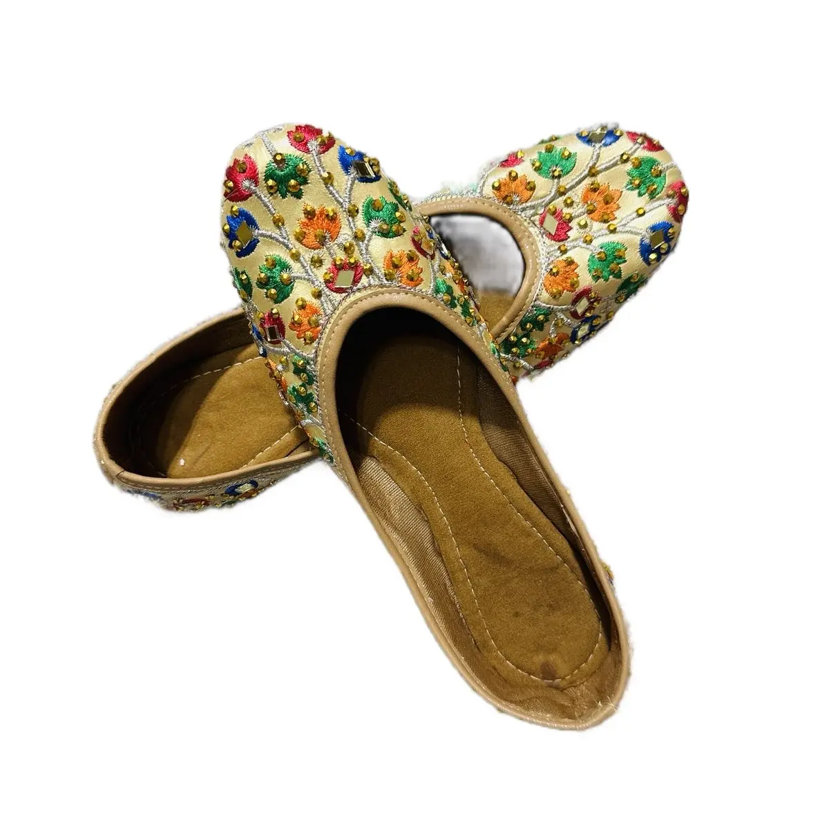 Casual Women's Embroidered Panjabi Work Shoes - Womenswear Footwear Walking Shoes Comfort Stylish