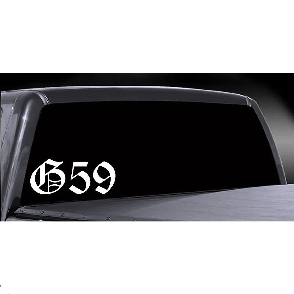 G59 Car Truck High Quality Vinyl Decal - Product Title Based on Provided Information